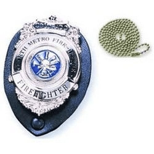 Strong Leather Company Snap Closure Clip On Badge Holder 71207-0002 - Badges & Accessories